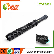 Factory Supply Aluminum Rechargeable High Power 10w 3w Cree led Self defensive Security Police Flashlight with Emergency Hammer